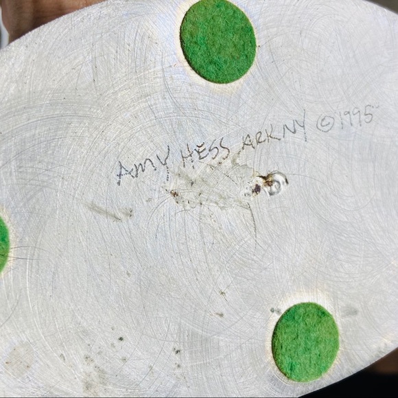 Amy's Ark Hess Stainless Steel Candlestick Fish - Picture 4 of 10